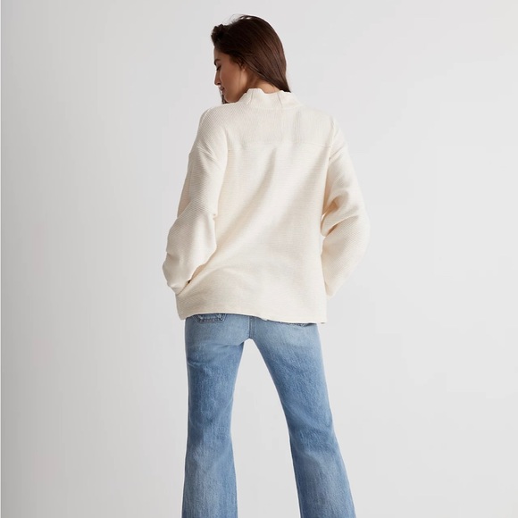 Madewell Funnelneck Drop-Shoulder Top Sweater Size XL - Picture 3 of 7